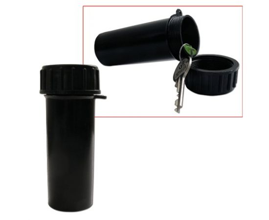 Пенал для хранения ключей пластиковый, длина 105 мм, диаметр 40 мм