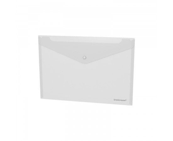 Папка с кнопкой А4 ErichKrause Fizzy Clear прозрачная