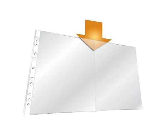 Папка-вкладыш с перфорацией, А3, 85мкм, матовая, горизонтальная Esselte