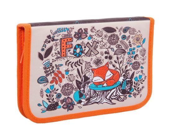 Пенал 1 отделение, 200*140*40 BERLINGO, 1 откидная секция, полиэстер