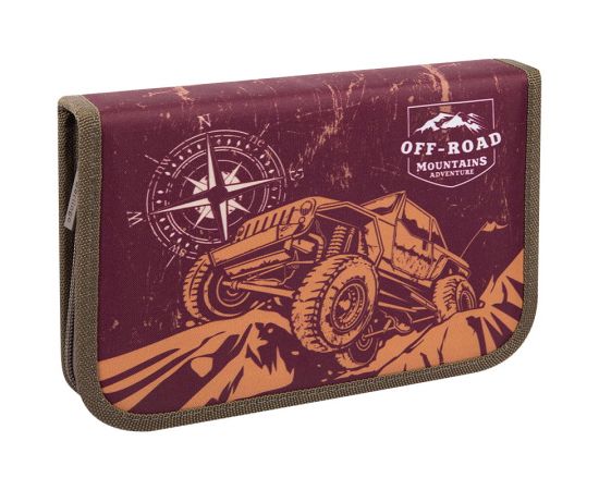 Пенал 1 отделение, 200*140*40 BERLINGO, 1 откидная секция, полиэстер