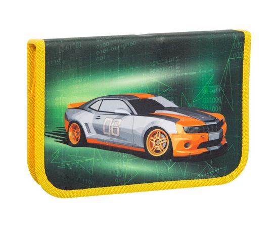 Пенал 1 отделение, 200*140*40 BERLINGO, 1 откидная секция, полиэстер