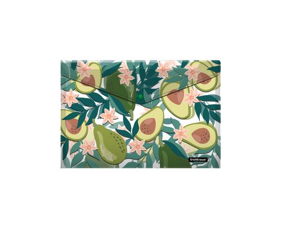 Папка с кнопкой А4 ErichKrause Avocado Dusk непрозрачная