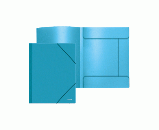 Папка на резинках A4 deVENTE ярко-голубая