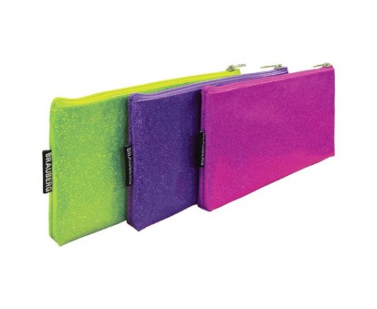 Пенал-косметичка BRAUBERG 200*10*10,пвх,в ассортименте