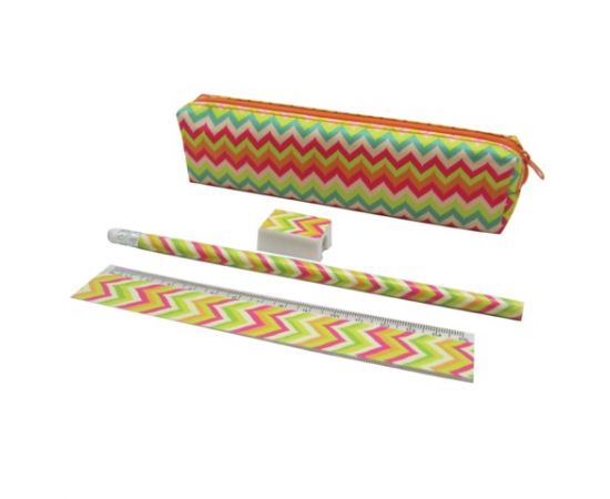 Пенал-косметичка  с наполнением BRAUBERG в ассорт. 19*4*3см