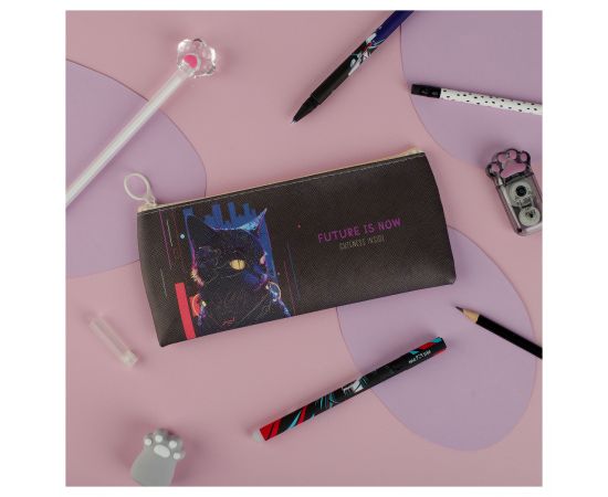 Пенал мягкий 200*100 MESHU "Future", искусственная кожа MS_57880