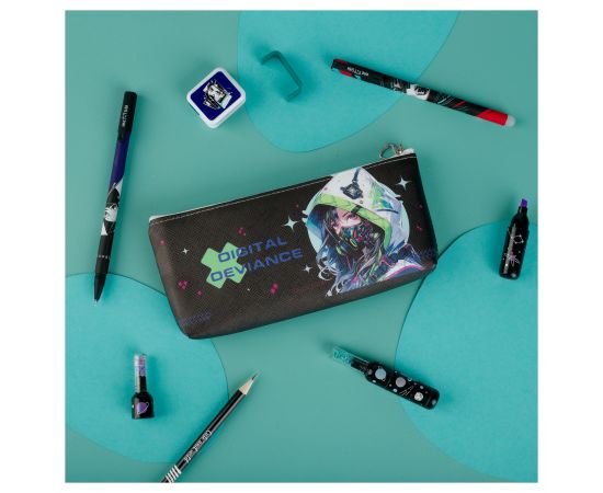 Пенал мягкий 200*85*30 MESHU "Digital", искусственная кожа MS_57806