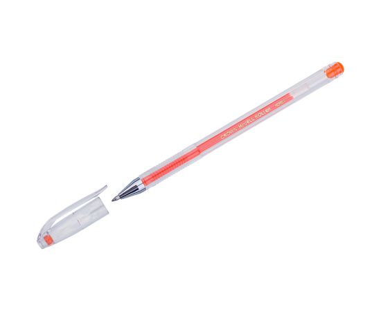 Ручка гелевая CROWN голубая, толщина письма 0,7