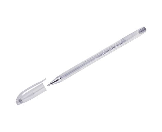 Ручка гелевая CROWN металлик серебро 0,7мм
