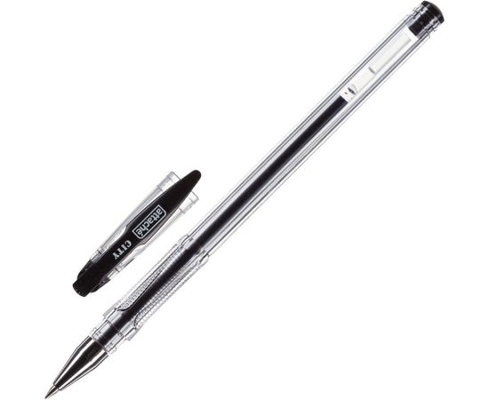 РУЧКА ГЕЛЕВАЯ ATTACHE CITY 0,5ММ ЧЕРНЫЙ РОССИЯ ШТР. 4607121537130, 4620004206046