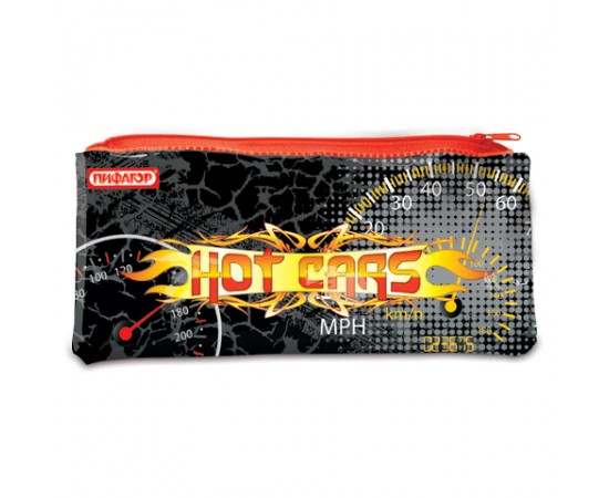 Пенал-косметичка детский ПИФАГОР,23*10см,ПВХ,в ассортименте