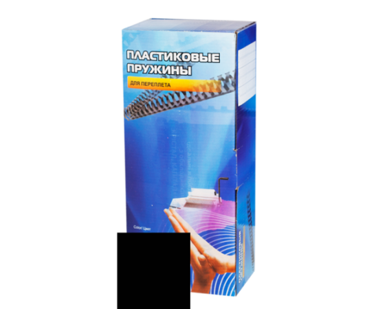 Пружины для переплета 10 мм 100 шт (70 листов) Office Kit черные