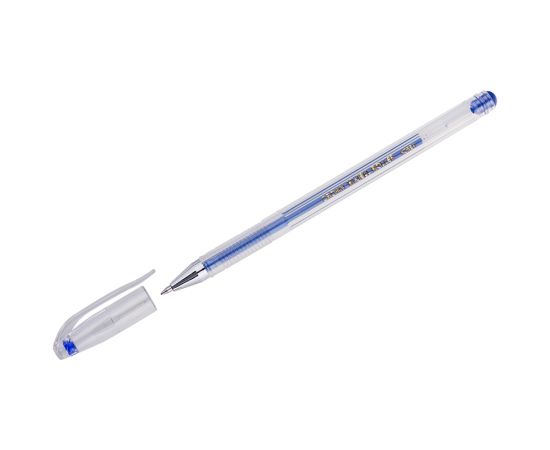 Ручка гелевая CROWN металлик синяя 0,7мм
