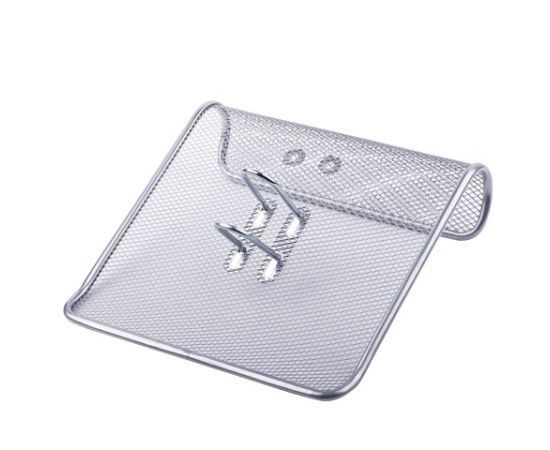 Подставка для календаря большая BRAUBERG "Germanium", металлическая, 57*200*200 мм, серебристая, 231