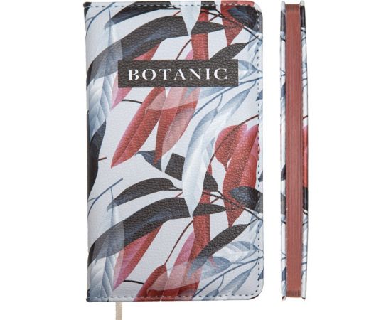 Планинг карманный 100х170 мм недатированный, 80 л, кожзам "deVENTE. Botanic" с коричневым срезом