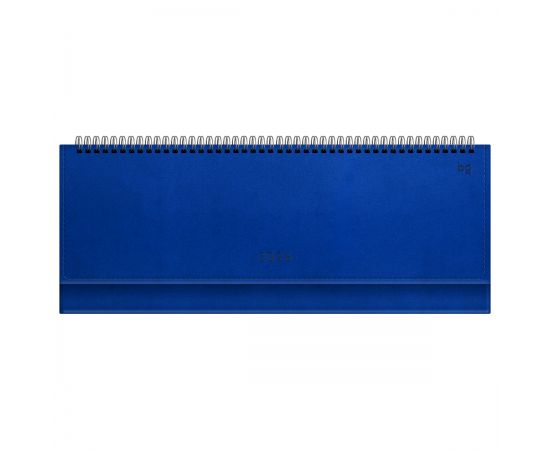 Планинг датированный 2026г., 64л., 330*130мм, кож.зам, BG "Winner.Blue", синий Pd_09641