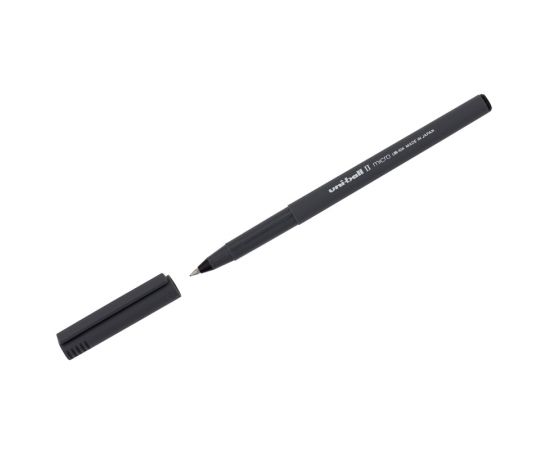 Ручка-роллер Uni "Uni-Ball II Micro UB-104" черная, 0,5мм