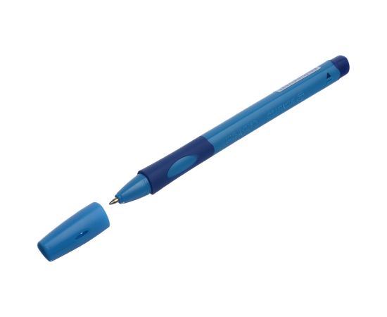 Ручка шариковая Stabilo "LeftRight" для левшей, синяя, 0,8мм, грип, голубой корпус 6318/1-10-41