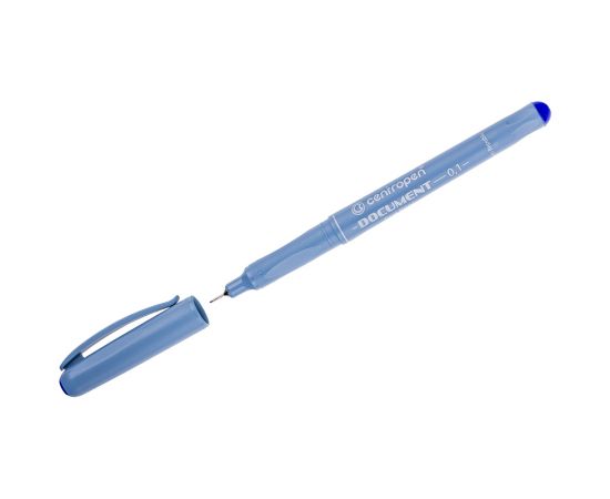 Ручка капиллярная Centropen "Dokument" 0.1 синяя
