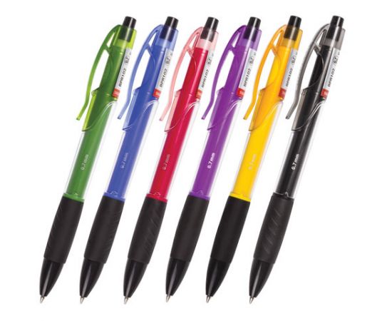 Ручка шариковая Brauberg авт."Violin",рез.держат