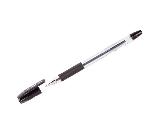 Ручка шариковая PILOT 0,5мм, черная, с резиновым упором