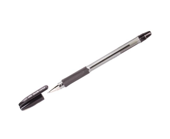 Ручка шариковая PILOT, с резиновым упором, черная, (1,0 мм)