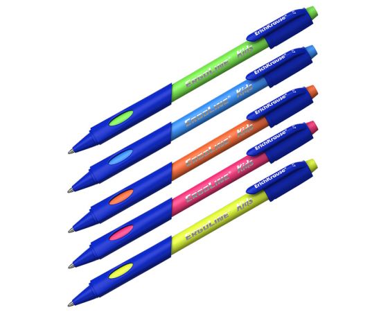 Ручка шариковая ERICH KRAUSE масляная "Ergoline Kids" синяя, 0,7мм, 0,35 линия письма