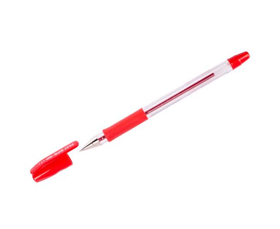 Ручка шариковая PILOT,с резиновым упором,красная