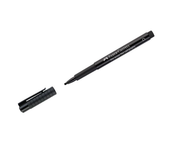 Ручка капиллярная Faber-Castell "Pitt Artist Pen Callygraphy" цвет 199 черный, С=2,5мм, пишущий узел