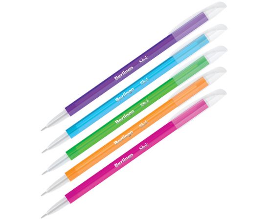 Ручка шариковая Berlingo"Slick" 0,7мм, синяя, игольч.стержень