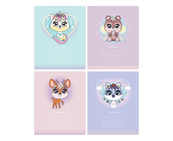 Тетрадь 18л., клетка BG "Beautiful", эконом Т5ск18 12045