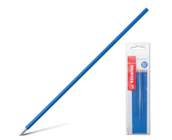 Стержни шариковые STABILO, "Liner", 135 мм, СИНИЕ, узел 0,7 мм, линия письма 0,3 мм