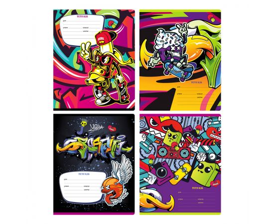 Тетрадь 24л., линия BG "Граффити" Т5ск24 11749