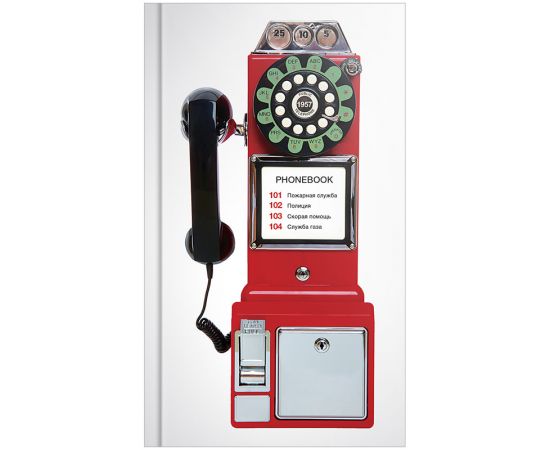 Телефонная книга А5 80л., 7БЦ, OfficeSpace