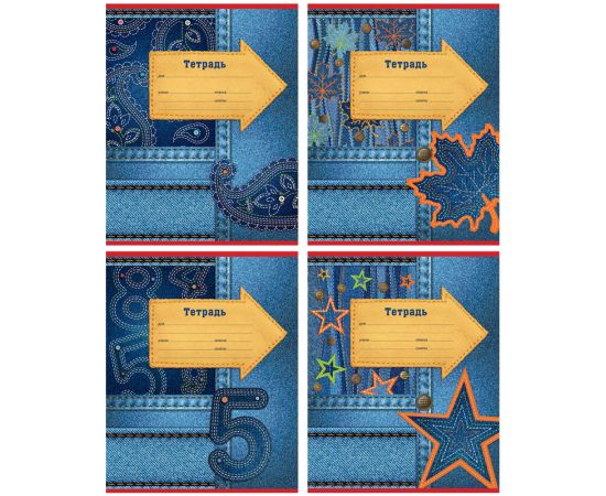 Тетрадь 24 л линия БИ ДЖИ,мел.картон,ассорти