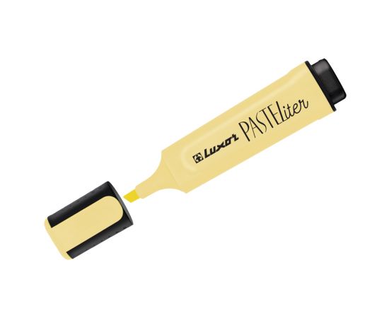 Текстовыделитель Luxor "Pasteliter" пастельный желтый, 1-5мм
