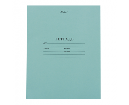 Тетрадь 18 л, офсет,линия,Зеленая обложка "ХАТБЕР"