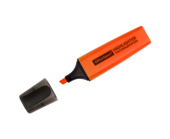 Текстовыделитель OfficeSpace оранжевый, 1-5мм