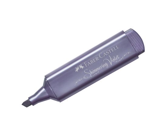 Текстовыделитель Faber-Castell "TL 46 Metallic", мерцающий фиолетовый, 1-5мм 154678