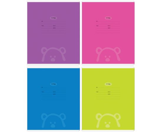 Тетрадь 12л., частая косая линия MESHU "Оne-colored" MS_30915