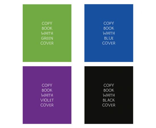 Тетрадь 80 л А5 линия скоба "Цветная обложка" (ассорти) /4/32