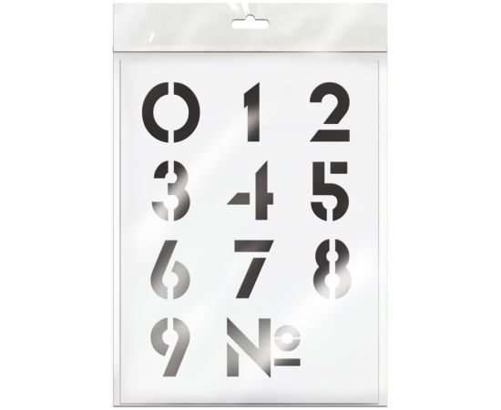 Трафарет Unibob 30*40см "Цифры"