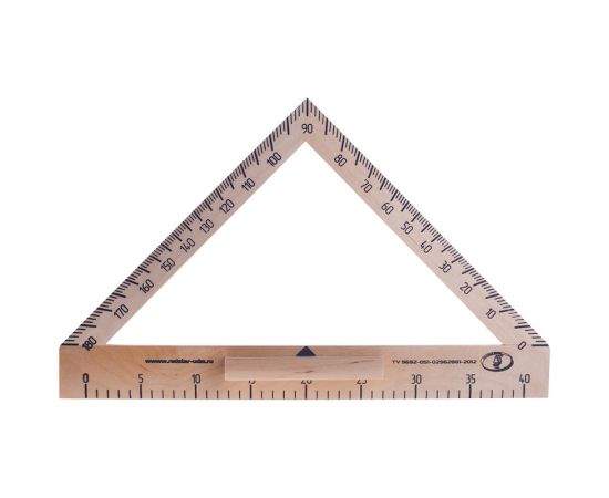 Транспортир классный Можга 40см, дерево