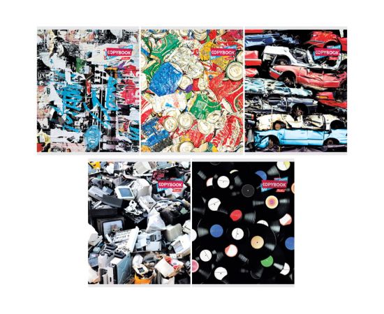 Тетрадь 60 л А5 клетка (HATBER), ассорти