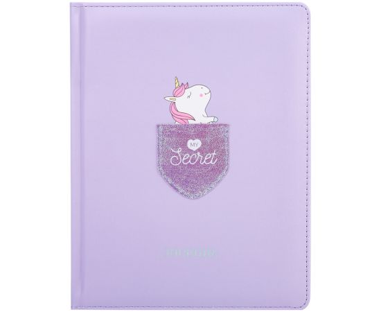 Дневник 1-11 кл. 48л. (твердый) Greenwich Line "Unicorn secret", иск.кожа, тон. блок, аппликация, ти