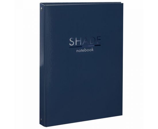 Тетрадь на кольцах БОЛЬШАЯ 210х305 мм А4, 100 л., обложка картон, клетка, BRAUBERG "Shade", 404102