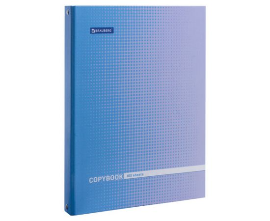 Тетрадь на кольцах БОЛЬШОГО ФОРМАТА 225х300 мм А4, 100 л., обложка картон, клетка, BRAUBERG, "Градие