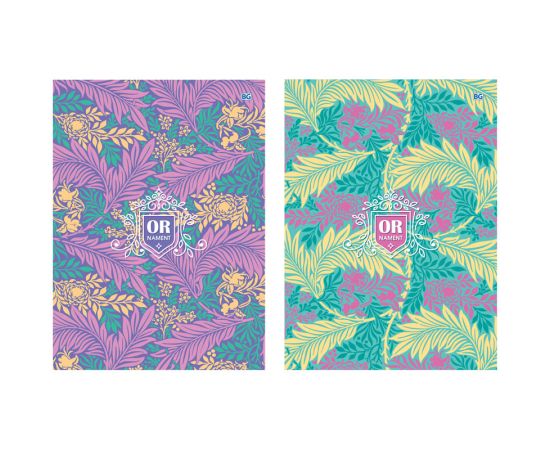 Тетрадь 80л., А5, клетка BG, матовая ламинация, выборочный лак