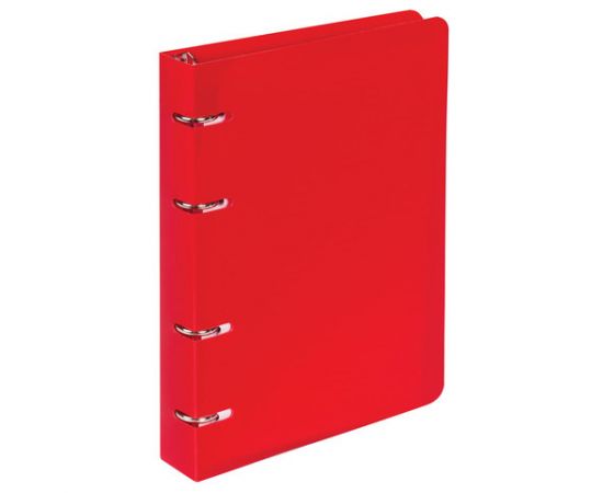 Тетрадь на кольцах, 80 л., BRAUBERG, А5, 160х205 мм, клетка, обложка пластик